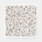 Niedliche Whimsikfarben Serviette (Vorderseite)