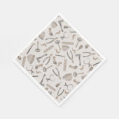 Niedliche Whimsikfarben Serviette (Ecke)