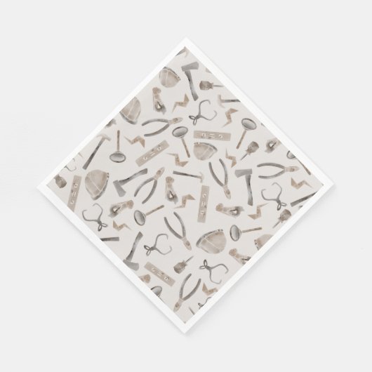 Niedliche Whimsikfarben Serviette (Ecke)