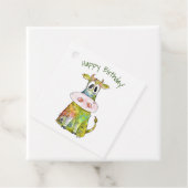 Niedliche Whimsikfarbene Kuh Geschenkanhänger (Beispiel)