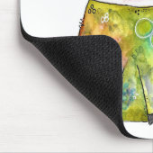 Niedliche Whimsikfarbene Kuh Mousepad (Ecke)