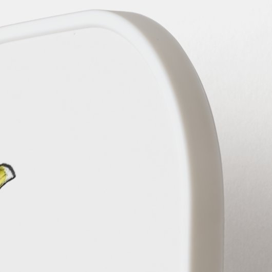 Niedliche Whimsikfarbene Kuh Pickleball Schläger (Linke Seite)