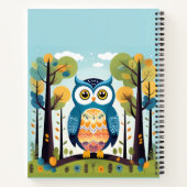 Niedliche Whimsikkugel in Woodland Notizblock (Rückseite)