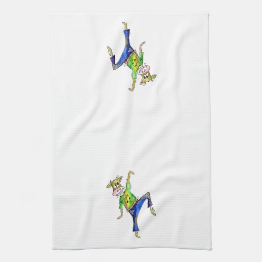 Niedliche Whimsikkuh Geschirrtuch (Vertikal)
