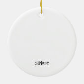 Niedliche Whimsikkuh Keramik Ornament (Hinten)