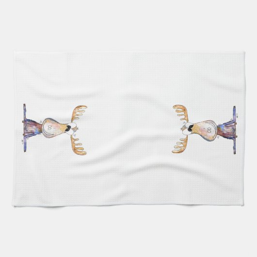 Niedliche Whimsikose Geschirrtuch (Horizontal)