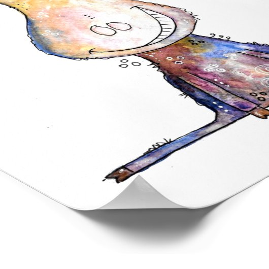 Niedliche Whimsikose Poster (Ecke)