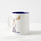 Niedliche Whimsikose Zweifarbige Tasse (Vorderseite Links)