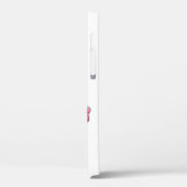 Niedliche Whimsikrosa Blume Case-Mate iPhone Hülle (Rückseite / Links)