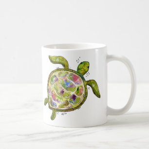 Niedliche Whimsikschildkröte Kaffeetasse