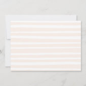 Niedliche Whimsikskripte Babydusche Dankeskarte (Rückseite)