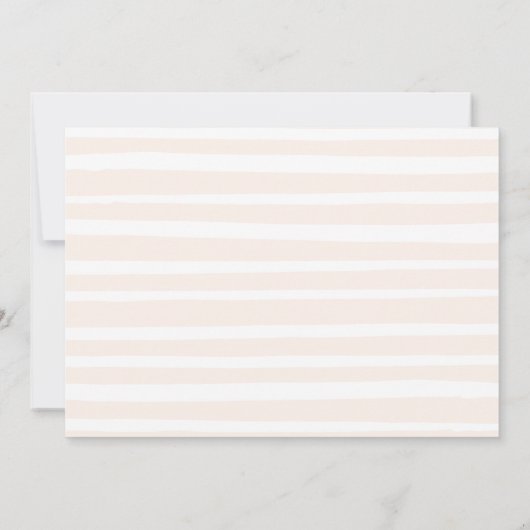 Niedliche Whimsikskripte Babydusche Dankeskarte (Rückseite)