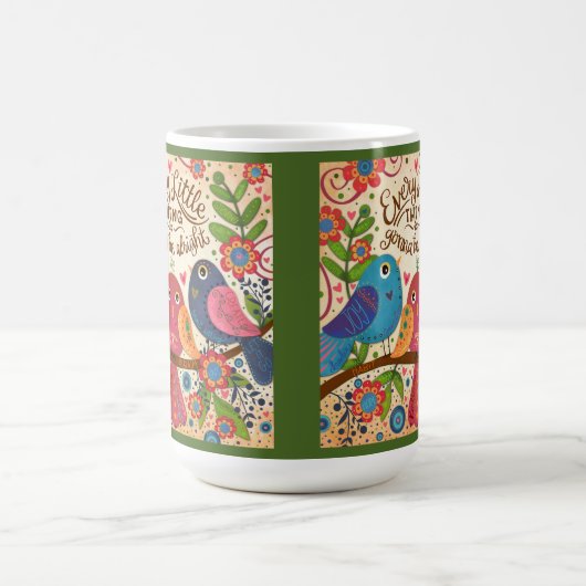 Niedliche Whimsikvögel Inspirierend Angebotsabonne Kaffeetasse (Mittel)