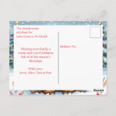 Niedliche Whimsisches Hochland-Kuh Personalisiert  Postkarte (Rückseite)