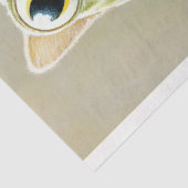 Niedliche Whimsy Kitten als Frosch AL3 Decoupage v Seidenpapier (Ausschnitt)