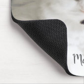 Niedliche White Cat Custom Foto Personalisiert Gel Mousepad (Ecke)