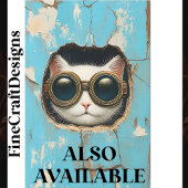 Niedliche White Cat Kitten Verstecken von Peeking Seidenpapier