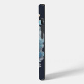 Niedliche White Floral Kitty Cat Case-Mate iPhone Hülle (Rückseite / Links)