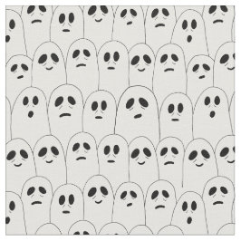 Niedliche White Halloween Ghosts Gemustert Stoff