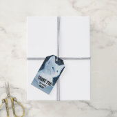 Niedliche White Kitten mit Hübschen Blue Eyes Geschenkanhänger (Mit Garn)