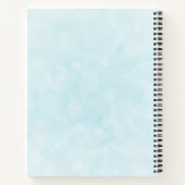 Niedliche White Kitten mit Hübschen Blue Eyes Notizblock (Rückseite)