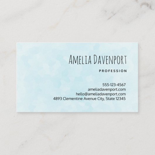 Niedliche White Kitten mit Hübschen Blue Eyes Visitenkarte (Rückseite)