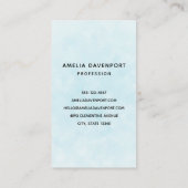 Niedliche White Kitten mit Hübschen Blue Eyes Visitenkarte (Rückseite)