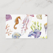 Niedliche Wickelkarte Begleitkarte (Rückseite)