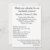 Niedliche Wiedersehen Einladung (Rückseite)