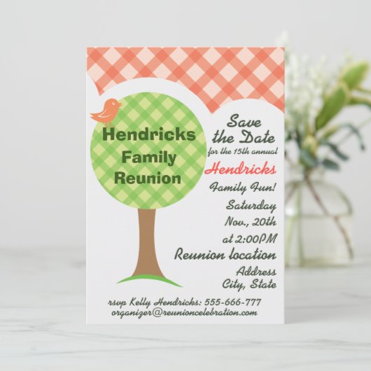 Niedliche Wiedersehen-Einladung. Einladung (Stehend Vorderseite)