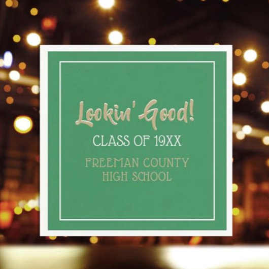 Niedliche Wiedersehen-Servietten der Klasse Serviette