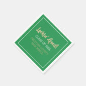 Niedliche Wiedersehen-Servietten der Klasse Serviette (Ecke)