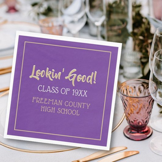 Niedliche Wiedersehen-Servietten Serviette