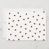 Niedliche Wiedersehen Watermelon Horizontal Einladung (Rückseite)