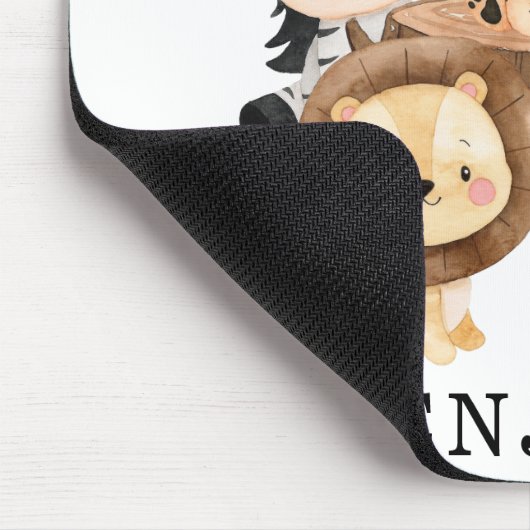 Niedliche wild lebende Baby Safari-Tiere, benutzer Mousepad (Ecke)