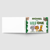 Niedliche wild lebende Dschungelsafari Tiere zum e Gästebuch (Voll)