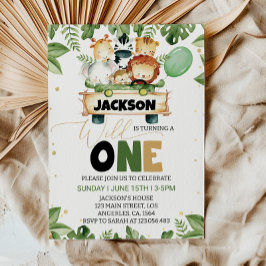 Niedliche wild lebende Tiere - Einladung zum Gebur