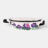 Niedliche Wildblume Butterfly Doodle Name Bauchtasche (Vorderseite)