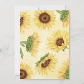 Niedliche Wildblume, die zum zweiten Geburtstag Pa Einladung (Rückseite)