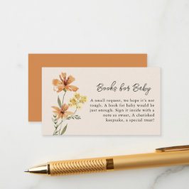 Niedliche Wildblume Kinderduschbücher für Kinder Begleitkarte