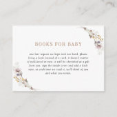 Niedliche Wildblume Soft Tan Books für Baby Begleitkarte (Vorderseite)