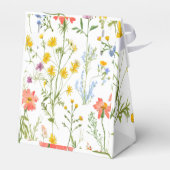 Niedliche Wildblumen Babydusche Geschenkschachtel (Rückseite)