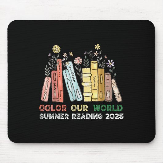 Niedliche Wildblumen , Farbe Unser Weltsommer lese Mousepad (Vorne)