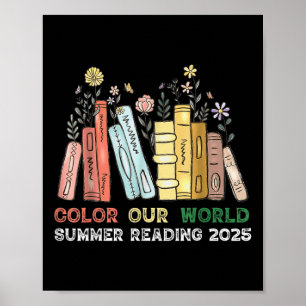 Niedliche Wildblumen , Farbe Unser Weltsommer lese Poster