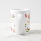 Niedliche Wildblumen Jumbo-Tasse (Rückseite)