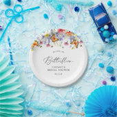 Niedliche Wildblumen Schmetterlinge Brautparty Pappteller (Party)