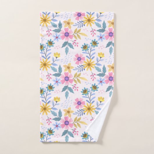 Niedliche wilde Blume Handtuch (Handtuch)
