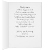 niedliche Wildnis aus Grauschnee mit Versen (Innen (Rechts))