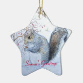 niedliche Wildnis Keramik Ornament (Links)
