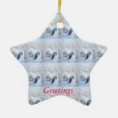 niedliche Wildnis Keramik Ornament (Hinten)